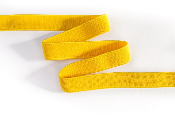 Лента эластичная желтая, 20 мм, арт. ЛЭЖ-20-352
